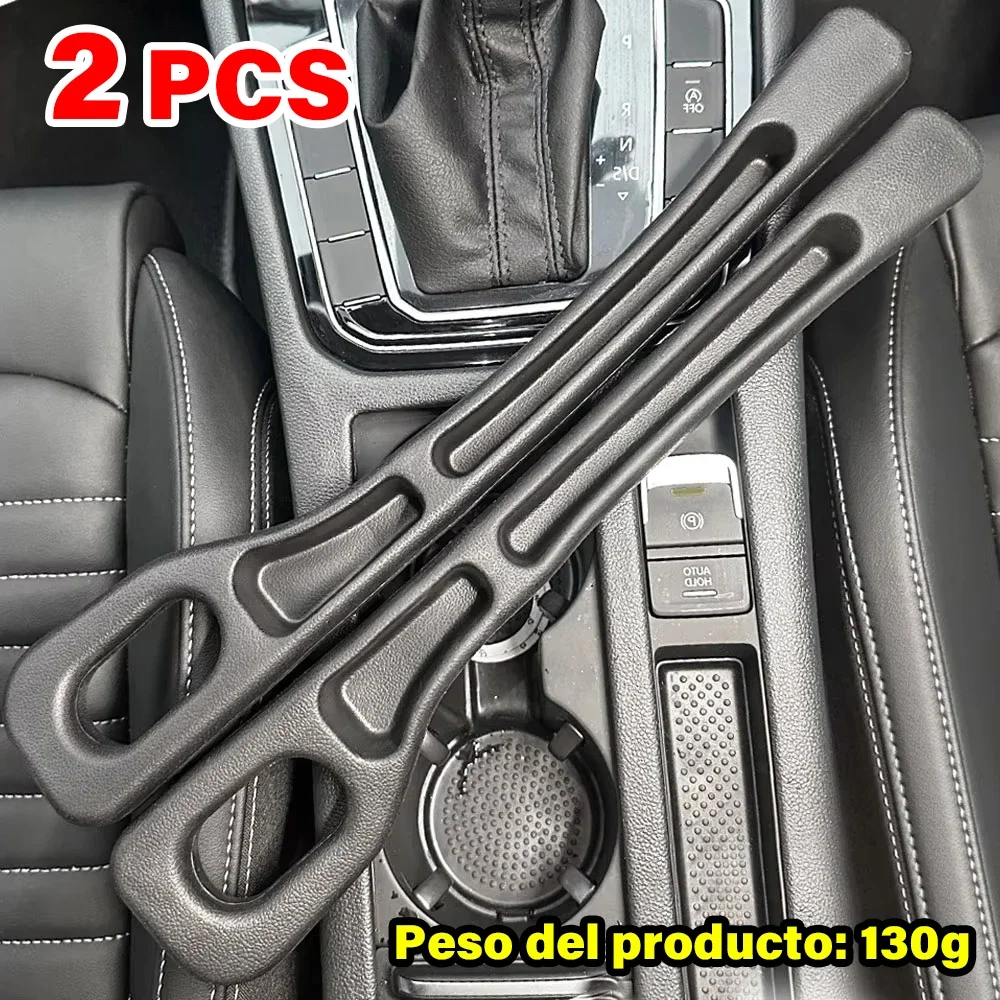 2PCS Universal Car Seat Gap Filler Organizer - PU Leather Anti-Drop Storage Strip for All Cars