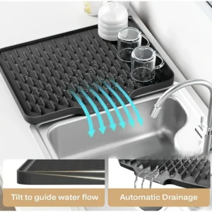 Premium Silicone Drain Mat for Kitchen Sink