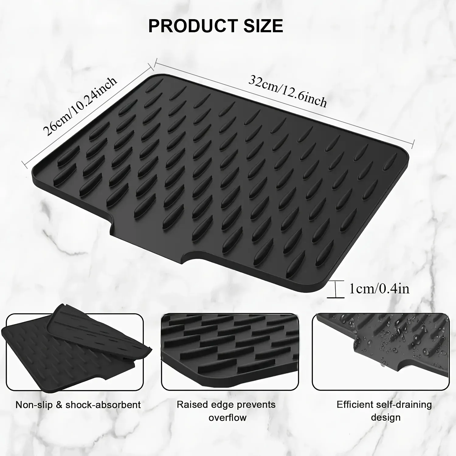 Premium Silicone Drain Mat for Kitchen Sink - Image 6