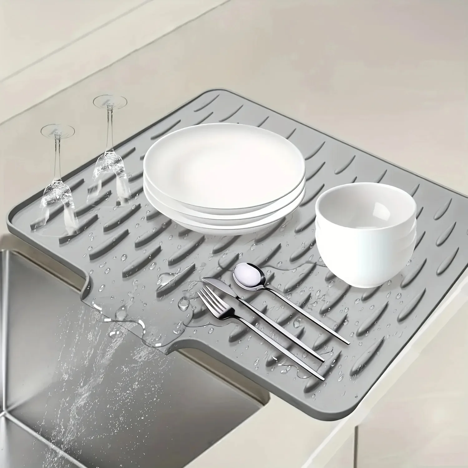 Premium Silicone Drain Mat for Kitchen Sink - Image 7